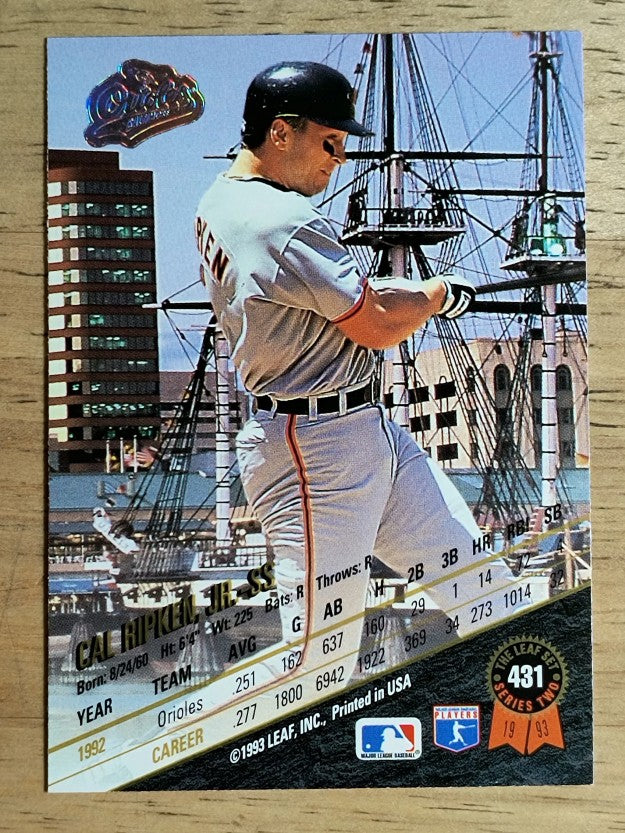 1993 Leaf #431 Cal Ripken