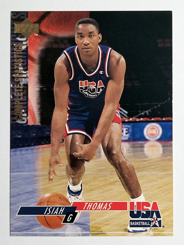 1994 Upper Deck USA #72 Isiah Thomas/Career Statistics