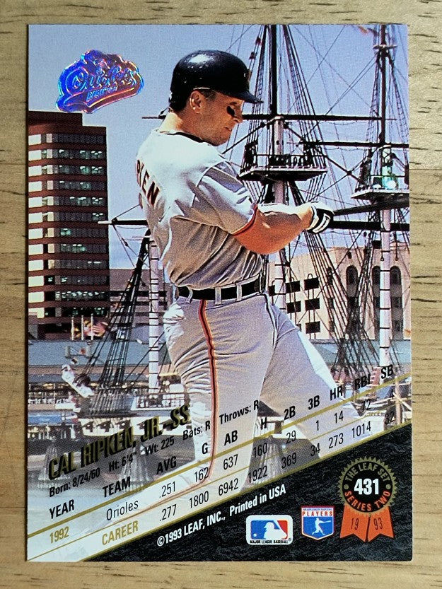 1993 Leaf #431 Cal Ripken