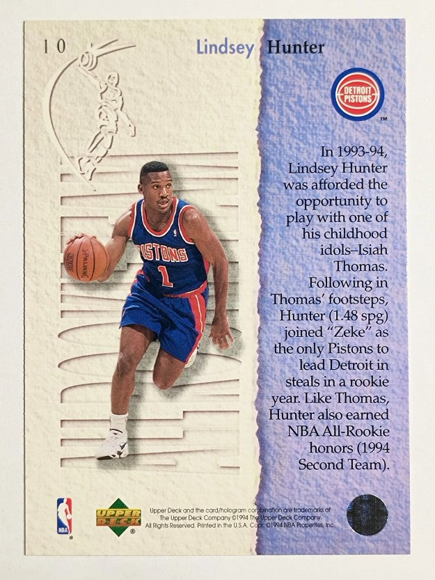 1994-95 Upper Deck #10 Lindsey Hunter ART