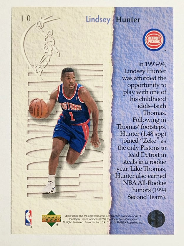 1994-95 Upper Deck #10 Lindsey Hunter ART