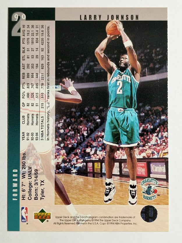 1994-95 Upper Deck #90 Larry Johnson