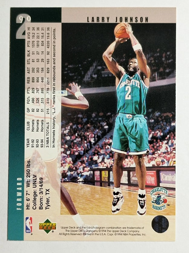 1994-95 Upper Deck #90 Larry Johnson