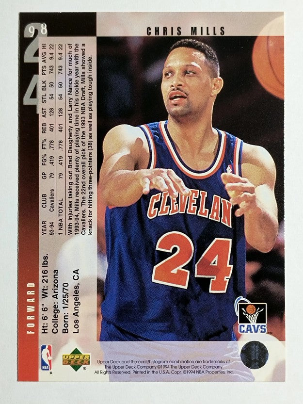 1994-95 Upper Deck #98 Chris Mills