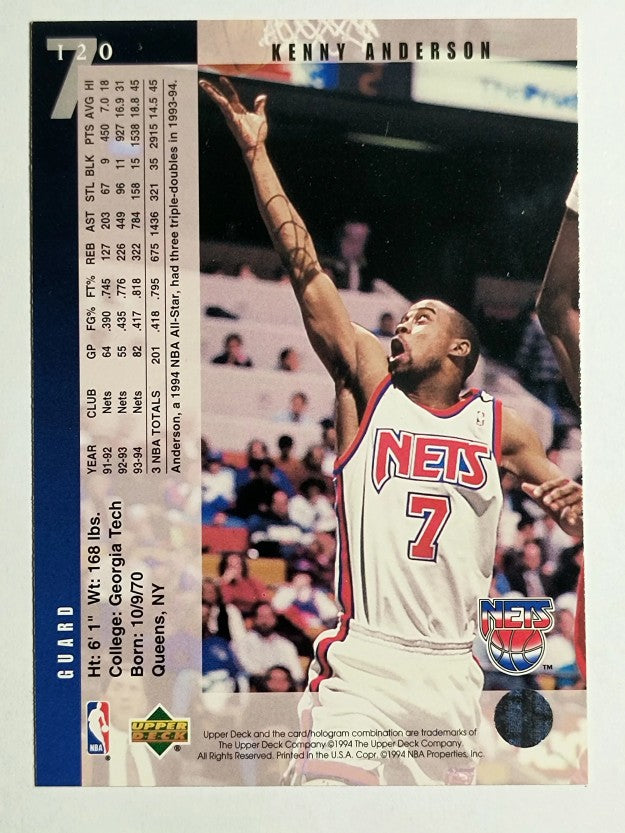 1994-95 Upper Deck #120 Kenny Anderson