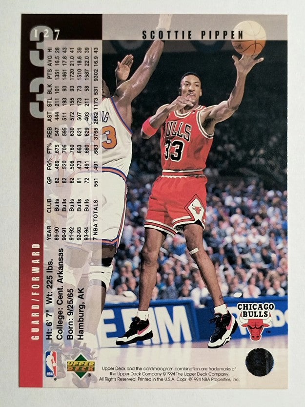 1994-95 Upper Deck #127 Scottie Pippen