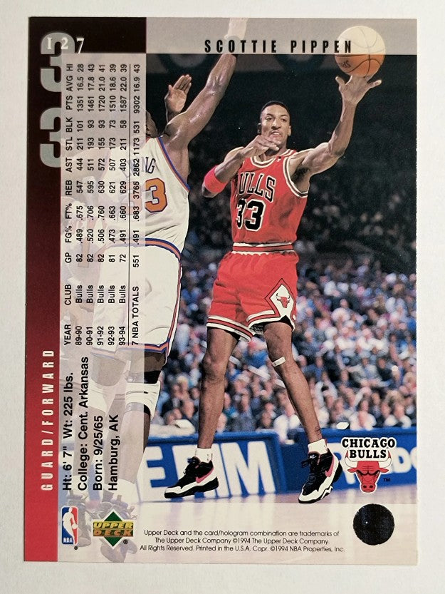 1994-95 Upper Deck #127 Scottie Pippen