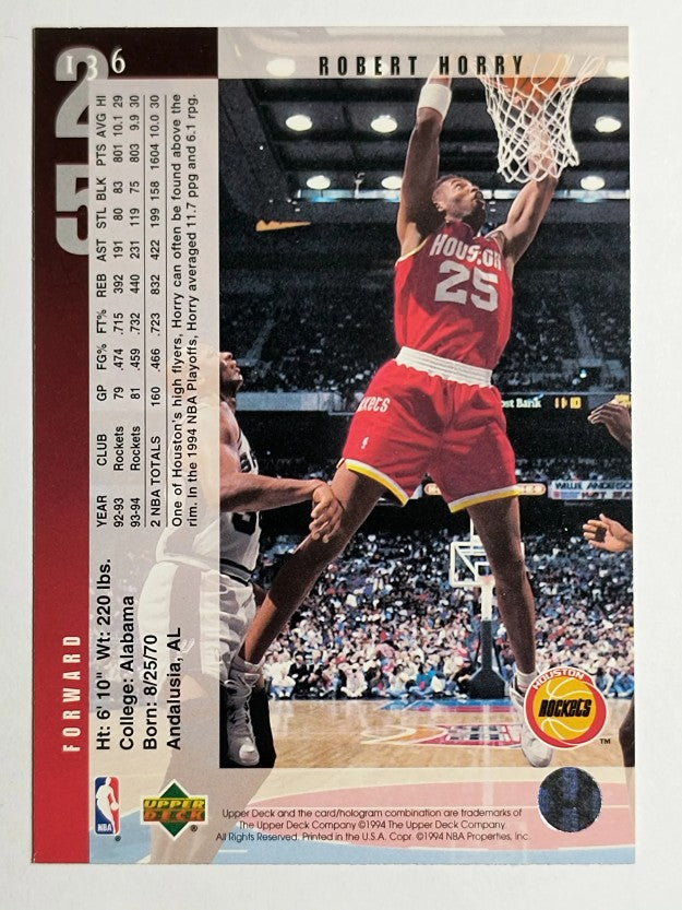 1994-95 Upper Deck #136 Robert Horry