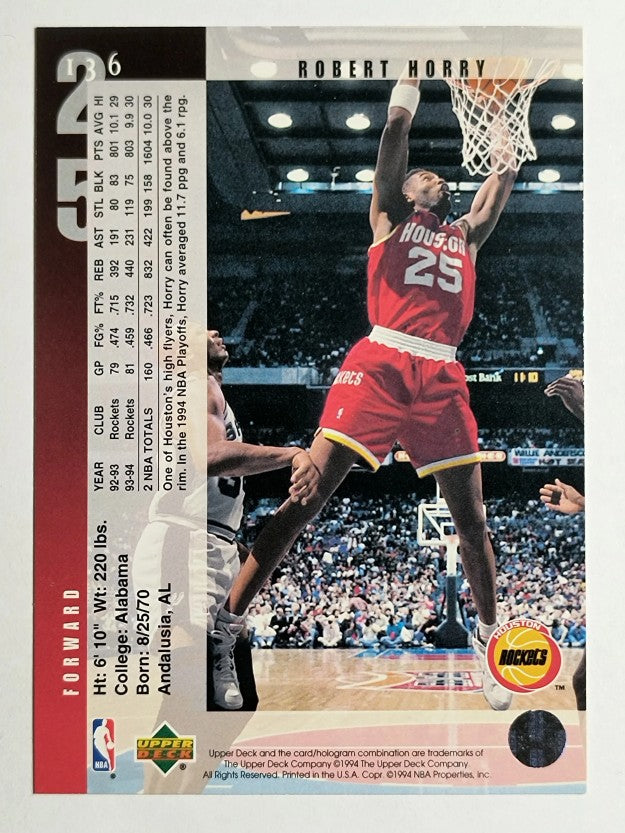 1994-95 Upper Deck #136 Robert Horry