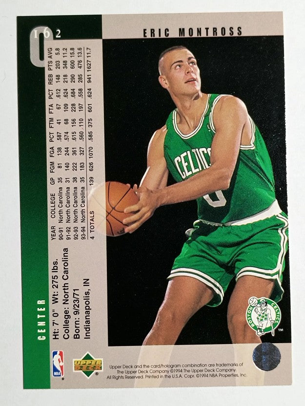1994-95 Upper Deck #162 Eric Montross RC