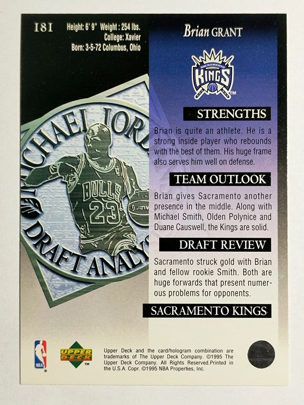 1994-95 Upper Deck #181 Brian Grant DA