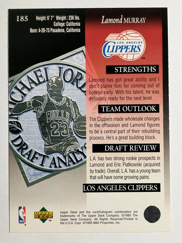 1994-95 Upper Deck #185 Lamond Murray DA