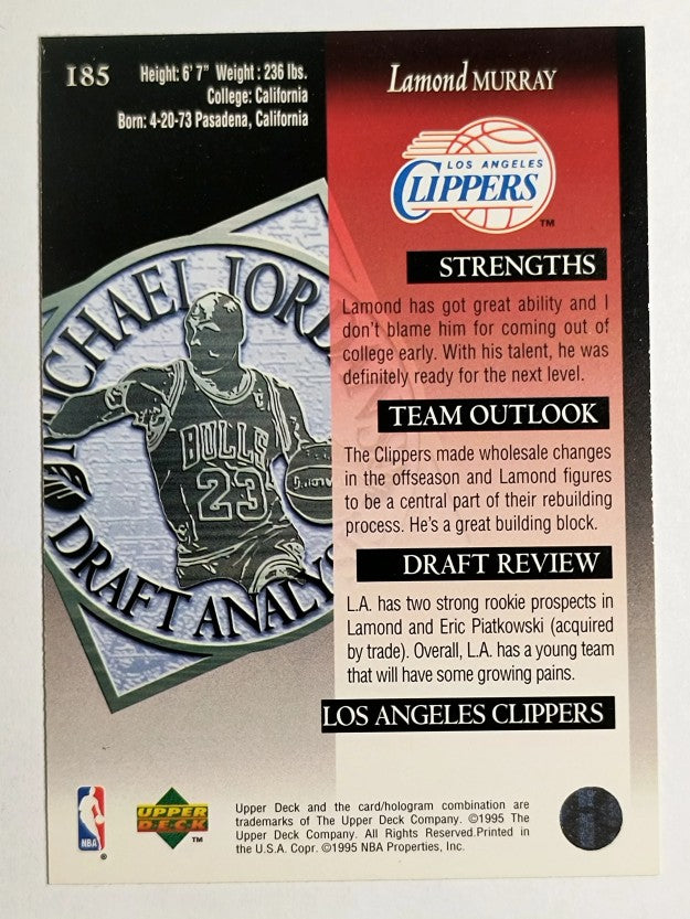 1994-95 Upper Deck #185 Lamond Murray DA