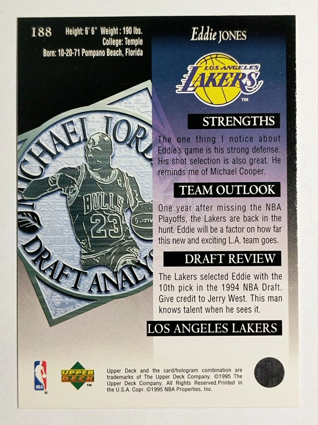 1994-95 Upper Deck #188 Eddie Jones DA (NM)