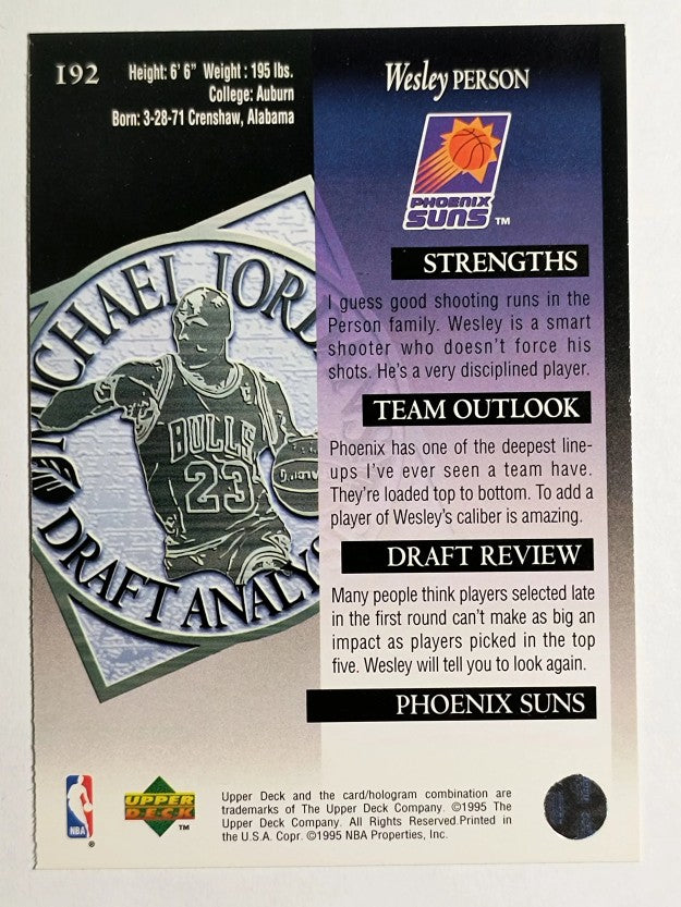 1994-95 Upper Deck #192 Wesley Person DA