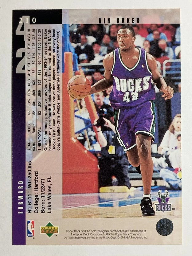 1994-95 Upper Deck #210 Vin Baker