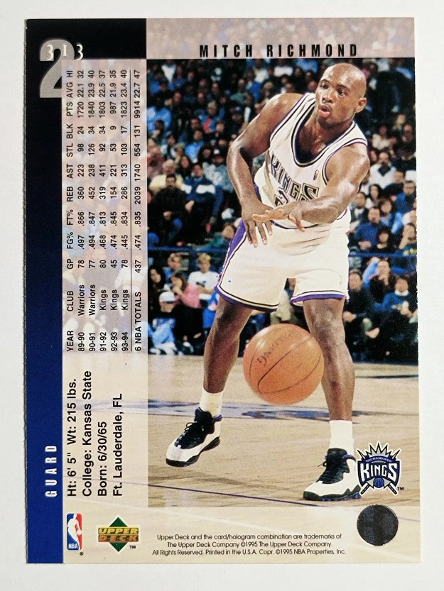 1994-95 Upper Deck #313 Mitch Richmond