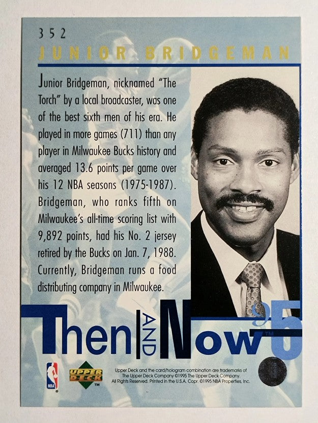 1994-95 Upper Deck #352 Junior Bridgeman TN