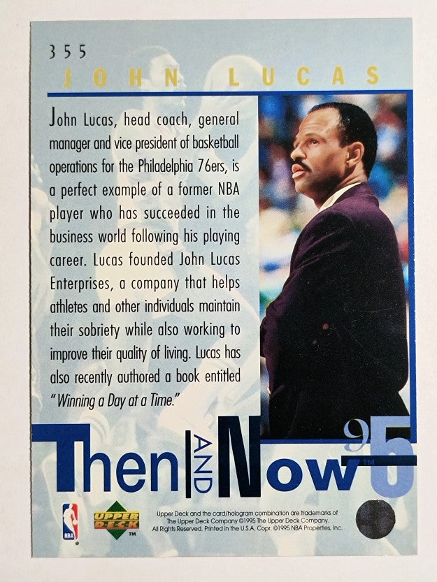 1994-95 Upper Deck #355 John Lucas TN