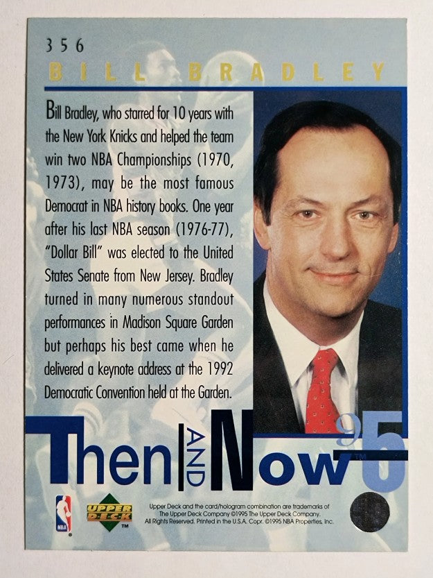 1994-95 Upper Deck #356 Bill Bradley TN