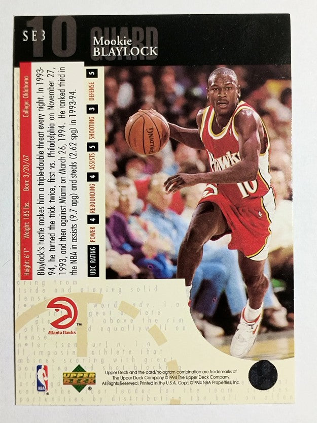 1994-95 Upper Deck Special Edition #3 Mookie Blaylock