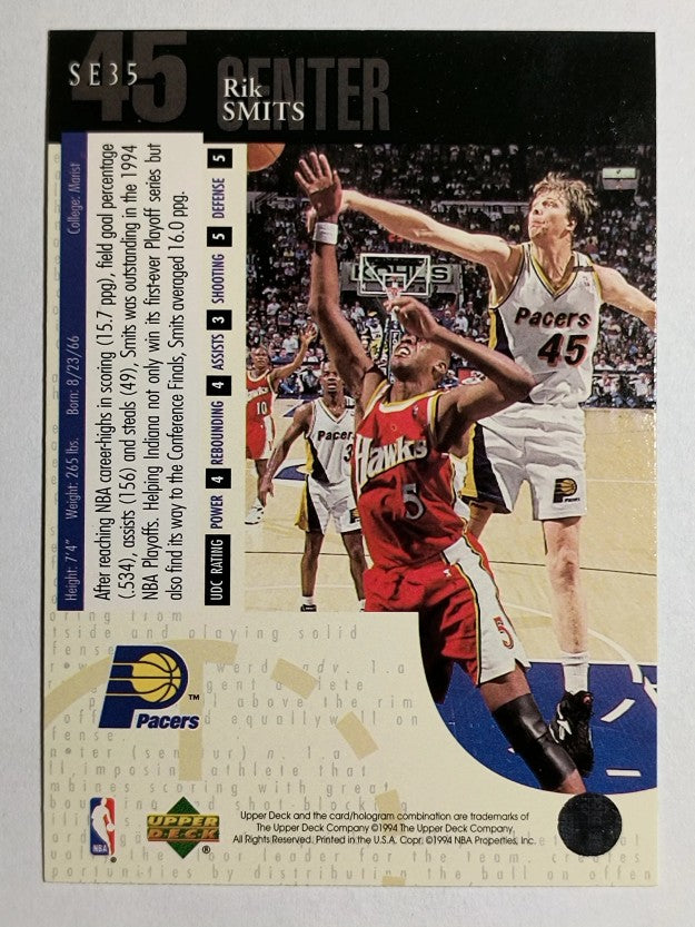 1994-95 Upper Deck Special Edition #35 Rik Smits