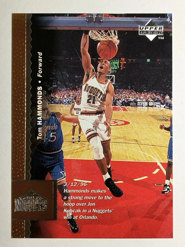 1996-97 Upper Deck #31 Tom Hammonds