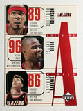 1996-97 Upper Deck #157 Clifford Robinson/Rider/Arvydas Sabonis/Rasheed Wallace