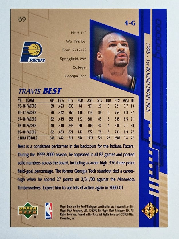 2000-01 Upper Deck #69 Travis Best