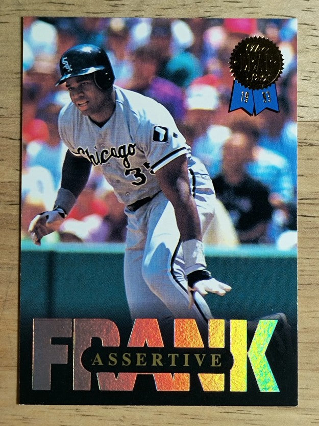 1993 Leaf Thomas #5 Frank Thomas/Assertive