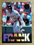 1993 Leaf Thomas #5 Frank Thomas/Assertive