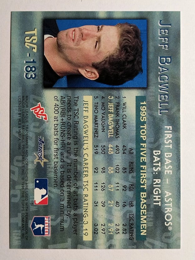1996 Stadium Club #183 Jeff Bagwell TSC SP