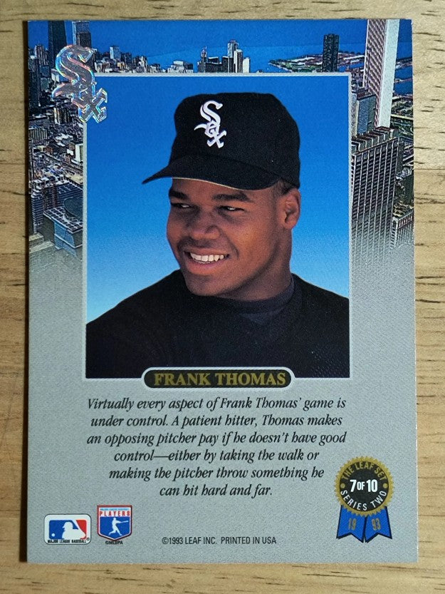 1993 Leaf Thomas #7 Frank Thomas/Control