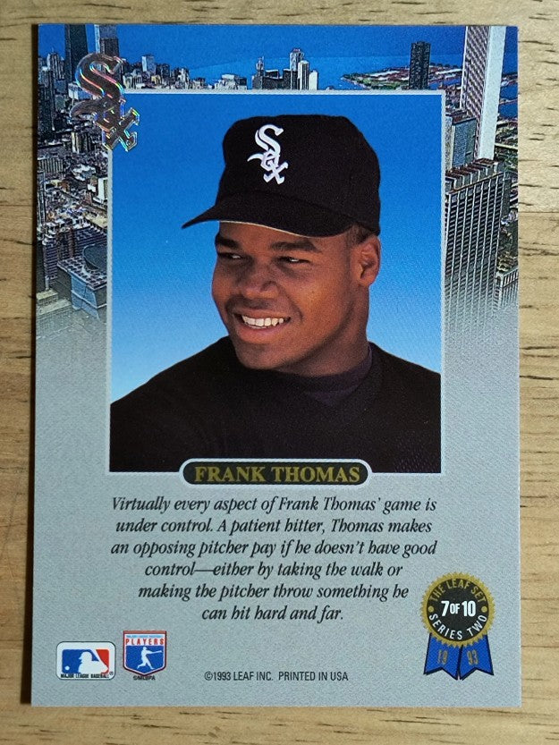 1993 Leaf Thomas #7 Frank Thomas/Control