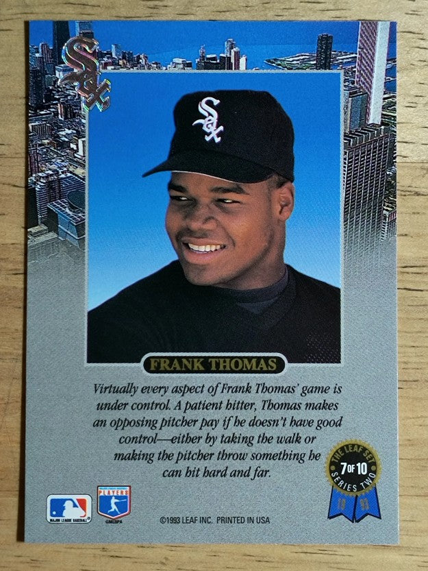 1993 Leaf Thomas #7 Frank Thomas/Control