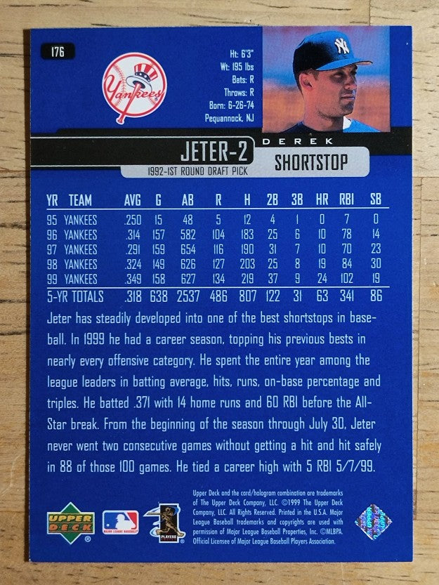 2000 Upper Deck #176 Derek Jeter