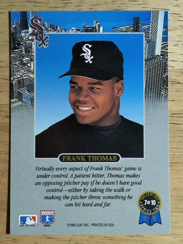 1993 Leaf Thomas #7 Frank Thomas/Control