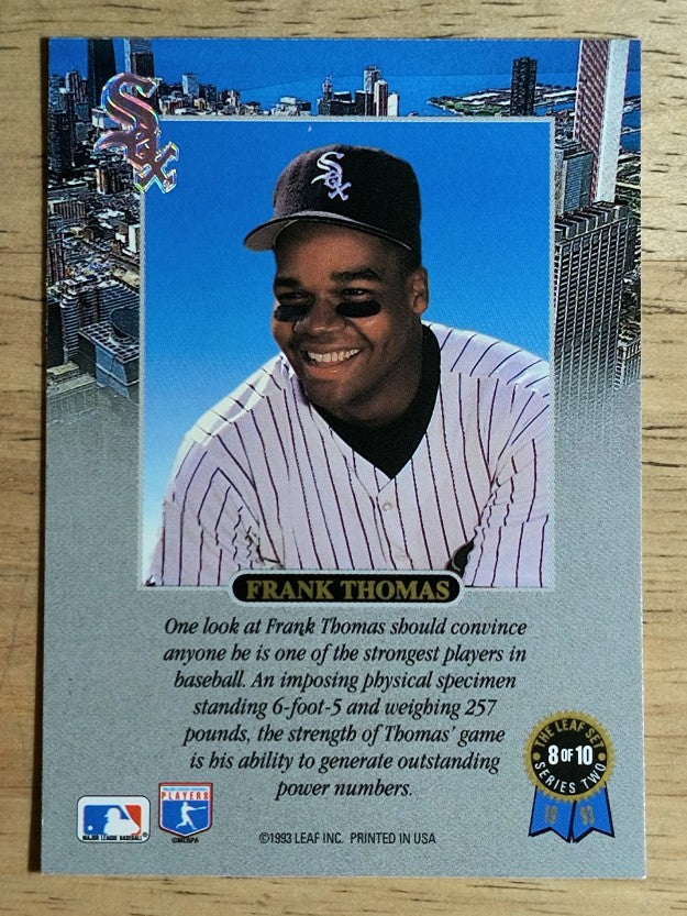 1993 Leaf Thomas #8 Frank Thomas/Strength
