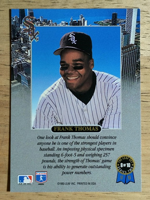 1993 Leaf Thomas #8 Frank Thomas/Strength