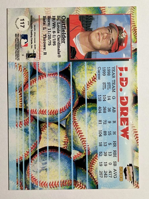 2000 Revolution #117 J.D. Drew