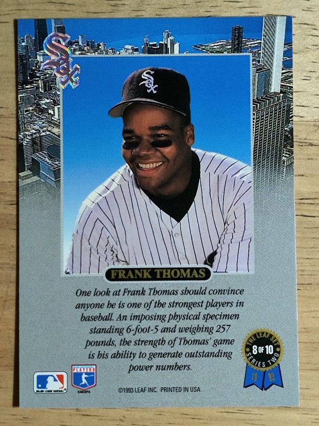 1993 Leaf Thomas #8 Frank Thomas/Strength