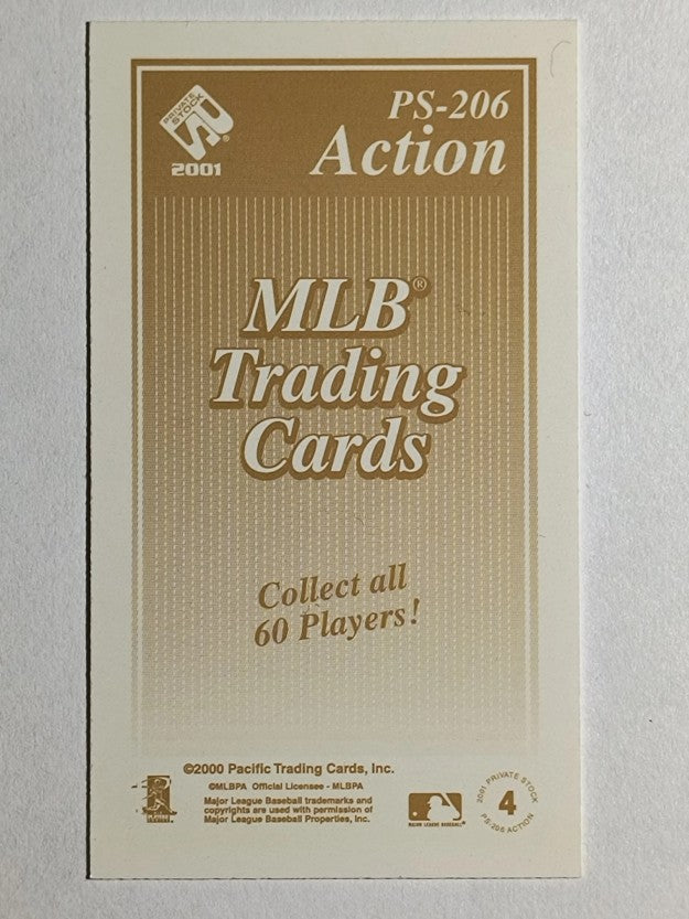 2001 Private Stock PS-206 Action #4 Rafael Furcal