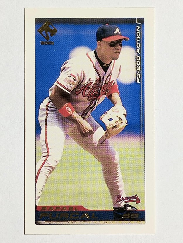 2001 Private Stock PS-206 Action #4 Rafael Furcal