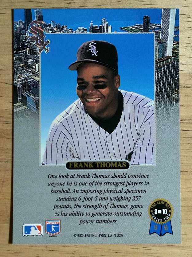 1993 Leaf Thomas #8 Frank Thomas/Strength