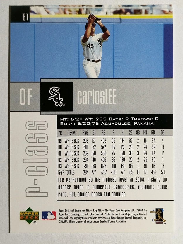 2004 Upper Deck r-class #61 Carlos Lee