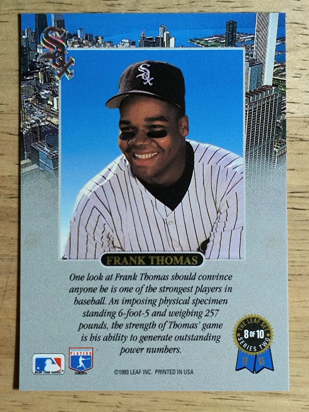1993 Leaf Thomas #8 Frank Thomas/Strength