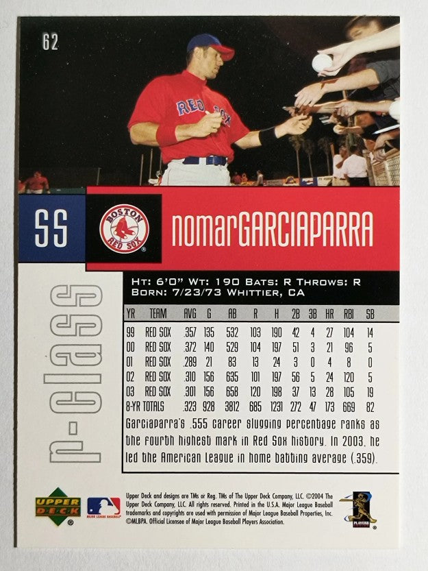 2004 Upper Deck r-class #62 Nomar Garciaparra