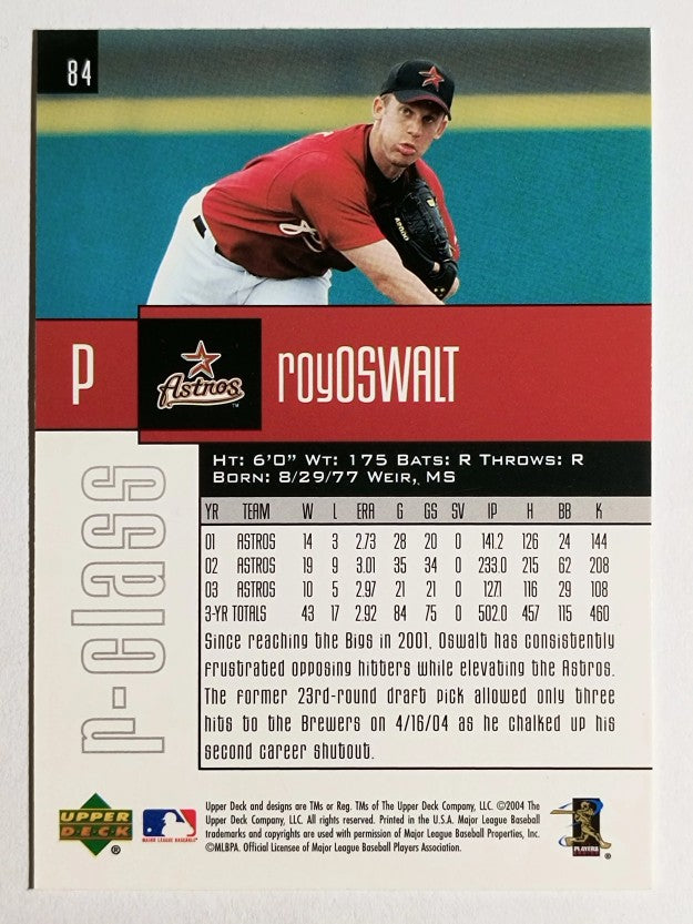 2004 Upper Deck r-class #84 Roy Oswalt
