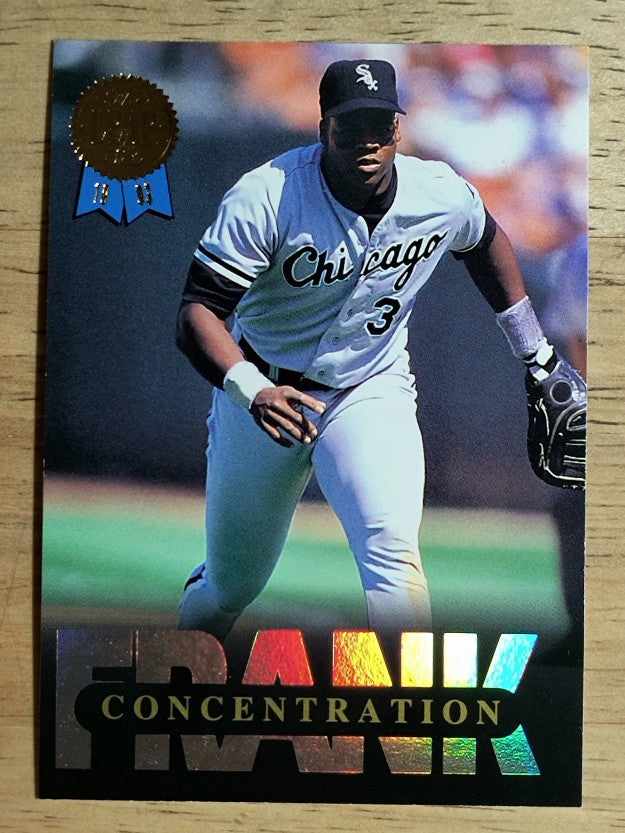 1993 Leaf Thomas #9 Frank Thomas/Concentration