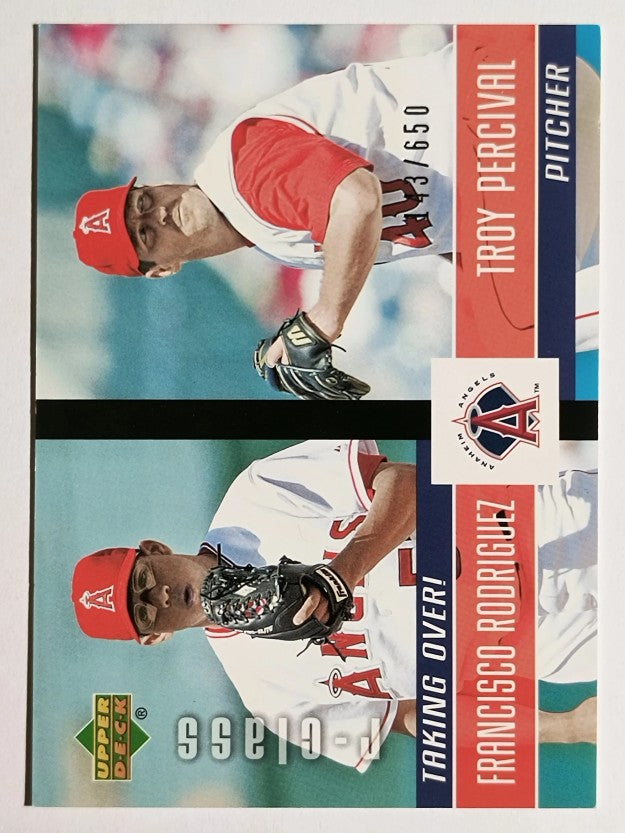 2004 Upper Deck r-class Taking Over #7 Francisco Rodriguez/Troy Percival